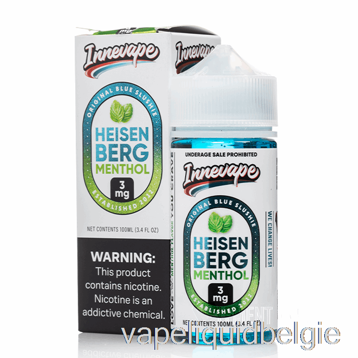 Vape Smaken Heisenberg Menthol - Innevape E-liquids - 100ml 3mg